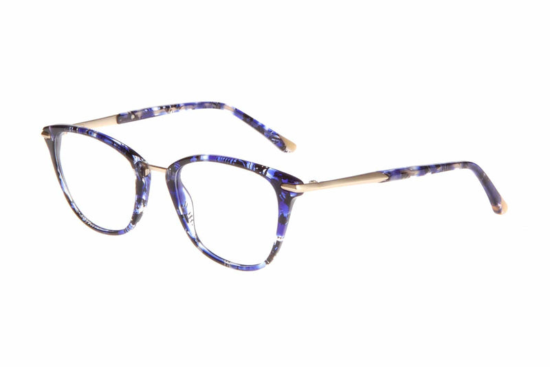 Visual Eyes Glasses BLUE / Frame Only / Clear Plume Sparrow