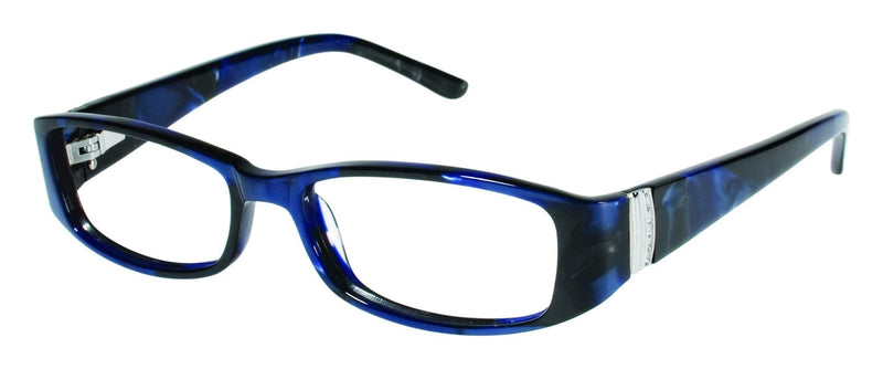 Visual Eyes Glasses BLUE / Frame Only / Clear Runway Couture 121