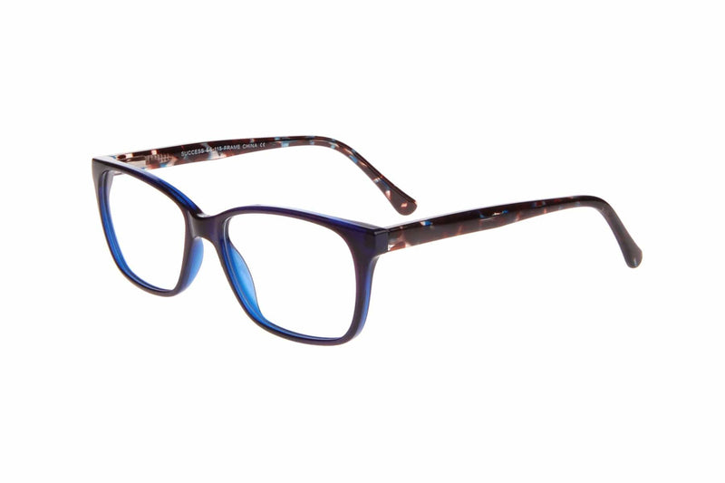 Visual Eyes Glasses BLUE / Frame Only / Clear Success 115