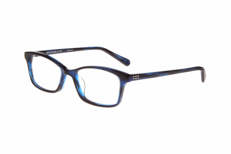 Visual Eyes Glasses BLUE / Frame Only / Frame Only Brooklyn Scarlett