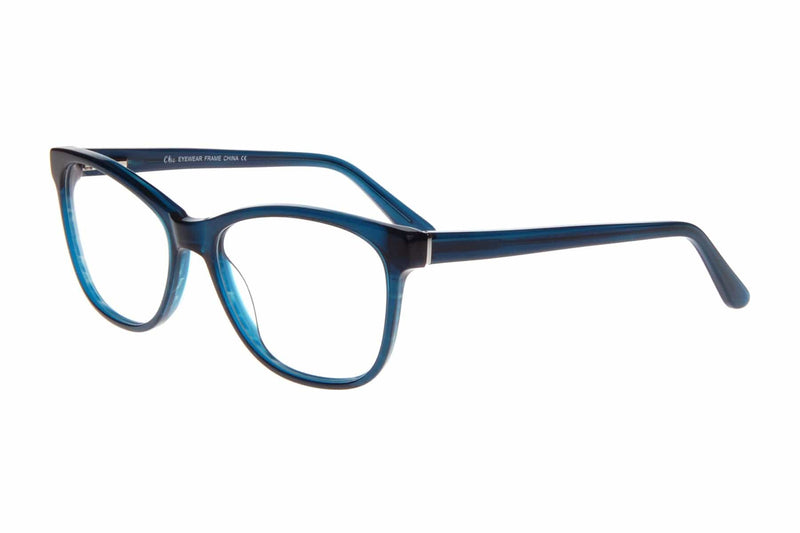 Visual Eyes Glasses BLUE / Frame Only / Frame Only CHIC ASHLEY BLUE