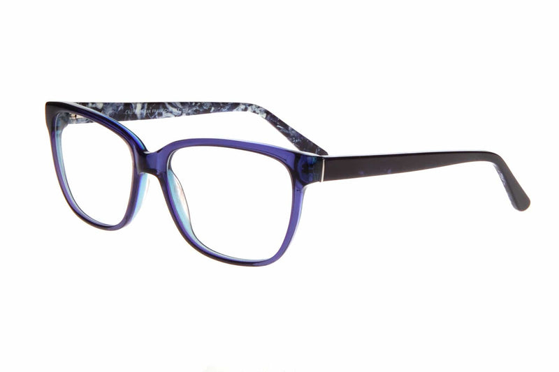 Visual Eyes Glasses BLUE / Frame Only / Frame Only CHIC JUSTINE BLACK