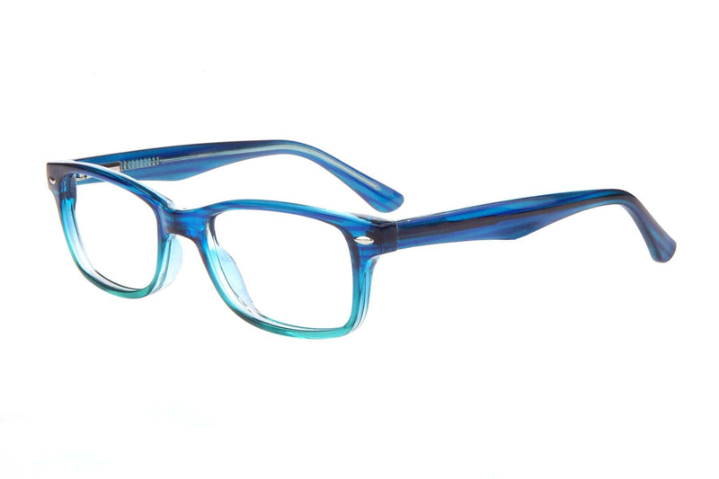 Visual Eyes Glasses BLUE-GRADIENT / Frame Only / Clear Laugh Out Loud 21