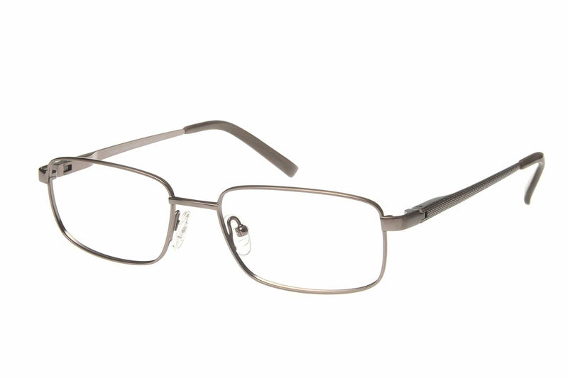 Visual Eyes Glasses BRONZE / Frame Only / Clear MICHAEL ADAMS 601 TITANIUM