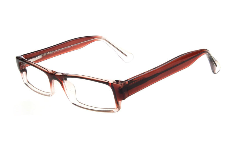 Visual Eyes Glasses BROWN-FADE / Frame Only / Clear Success 62