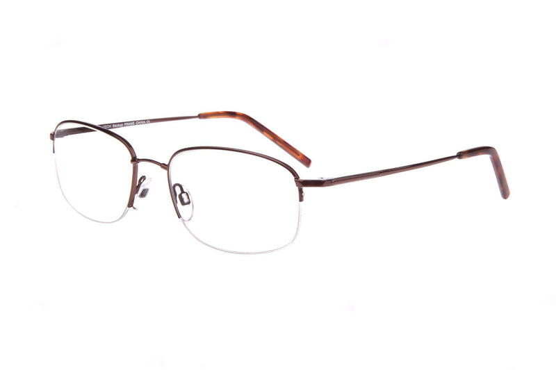 Visual Eyes Glasses BROWN / Frame Only / Clear Itech Backup