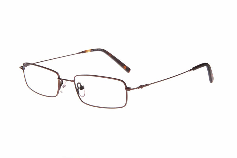 Visual Eyes Glasses BROWN / Frame Only / Clear Itech Drive