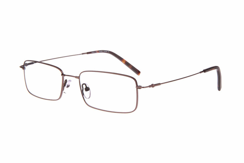 Visual Eyes Glasses BROWN / Frame Only / Clear Itech Mac