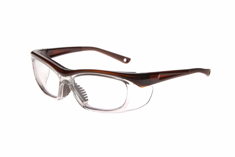 Visual Eyes Glasses BROWN / Frame Only / Clear Journeyman Bolt 2