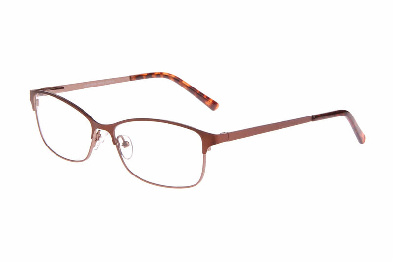 Visual Eyes Glasses BROWN / Frame Only / Clear Musa Pros