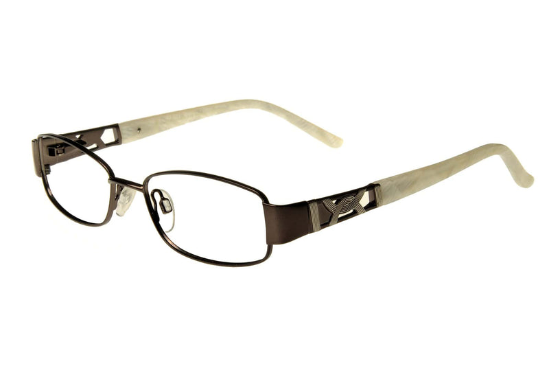 Visual Eyes Glasses BROWN / Frame Only / Clear Runway Couture 257