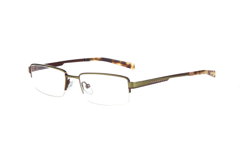 Visual Eyes Glasses BROWN / Frame Only / Clear Runway Tween 27