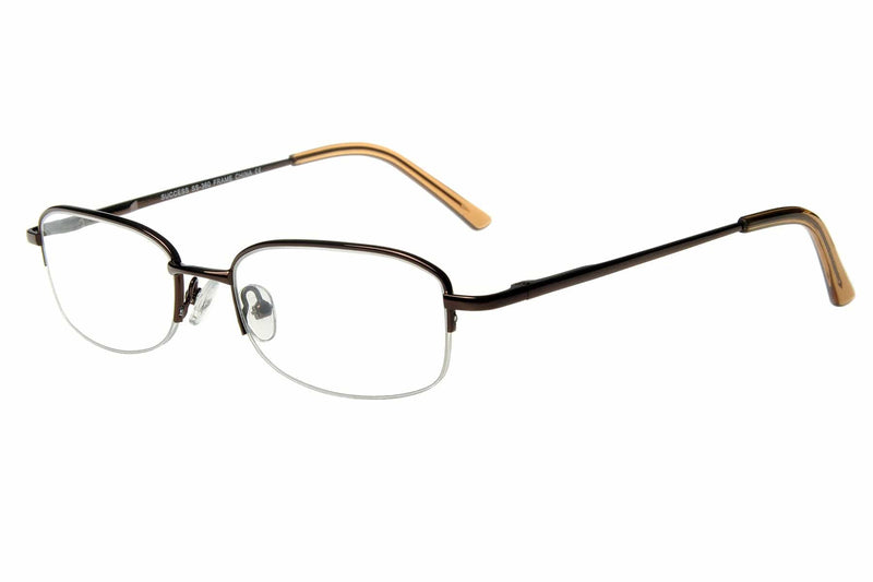 Visual Eyes Glasses BROWN / Frame Only / Clear Success 360z