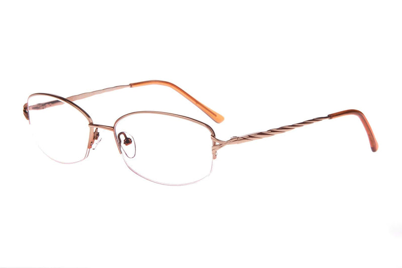 Visual Eyes Glasses BROWN / Frame Only / Clear Success 371