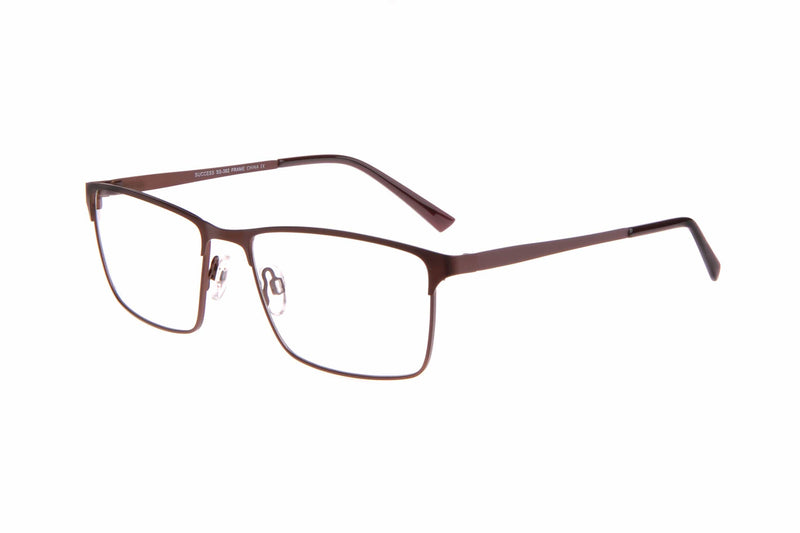 Visual Eyes Glasses BROWN / Frame Only / Clear Success 382