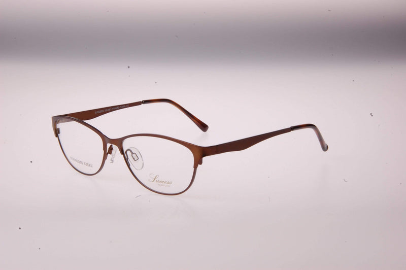 Visual Eyes Glasses BROWN / Frame Only / Clear Success 383