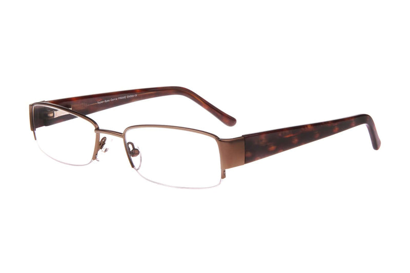 Visual Eyes Glasses BROWN / Frame Only / Clear Taylor Carrie