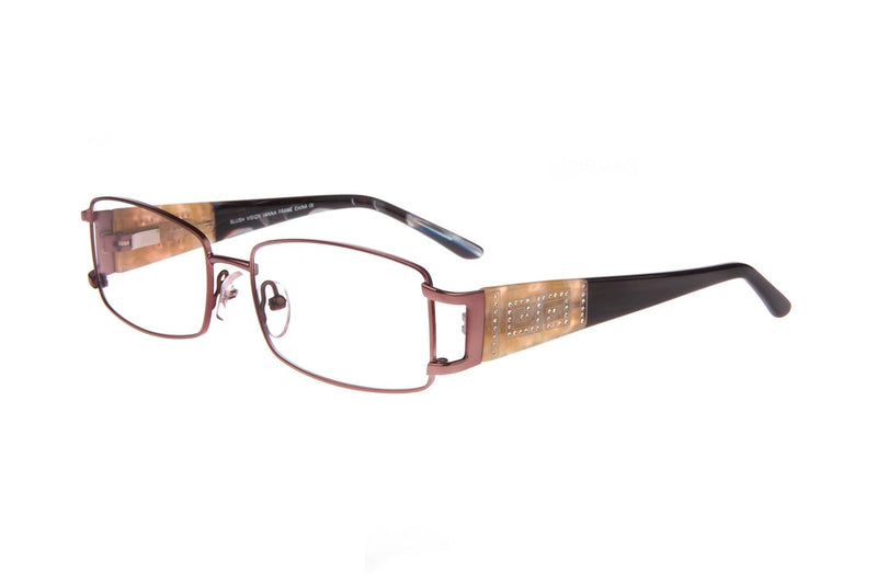 Visual Eyes Glasses Brown / Frame Only / Frame Only Blush Vision Vanna