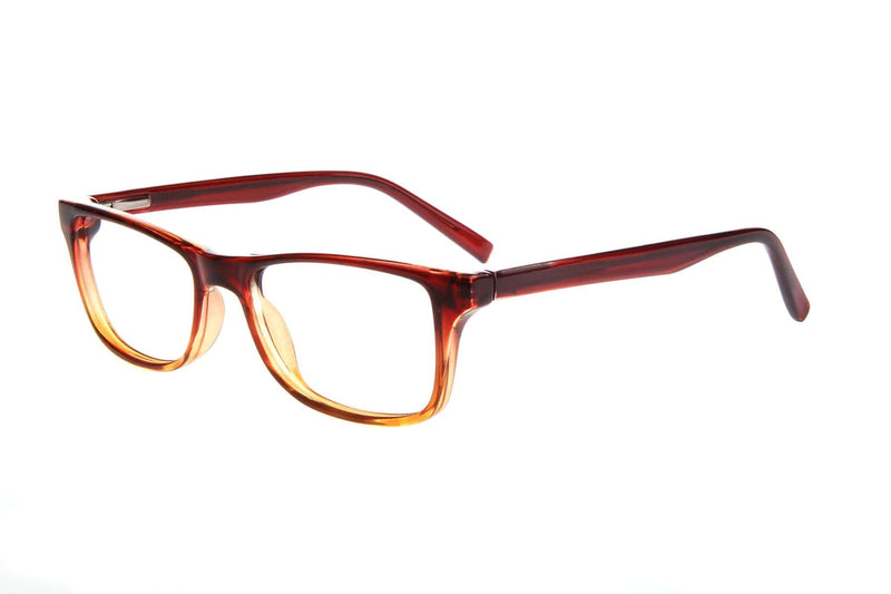 Visual Eyes Glasses BROWN-GRADIENT / Frame Only / Clear Runway Tween 31