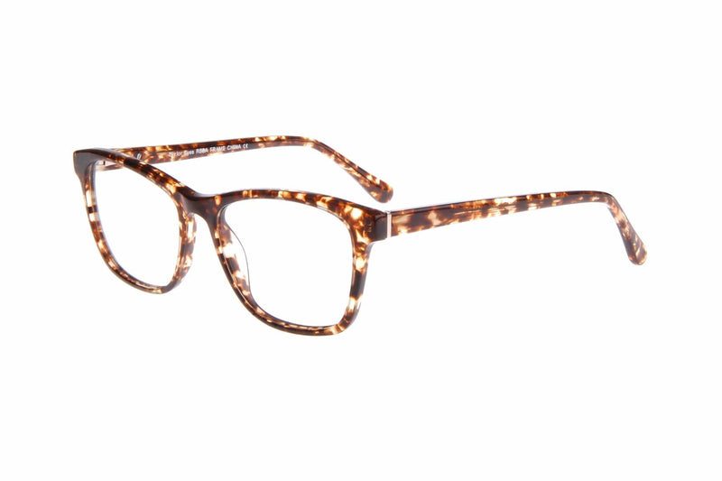 Visual Eyes Glasses BROWN-MARBLE / Frame Only / Clear Taylor Reba