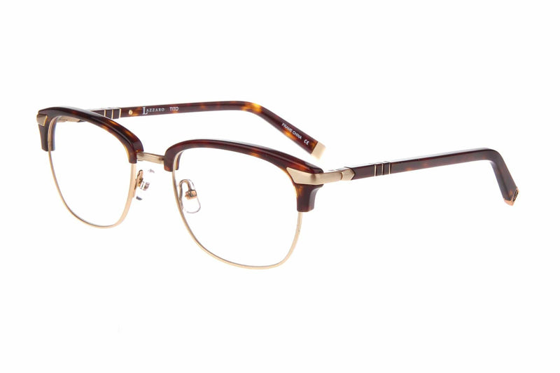 Visual Eyes Glasses BRUSHED-GOLD / Frame Only / Clear Lazzaro Tito