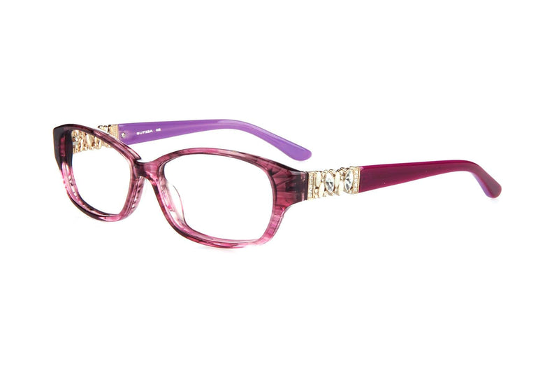 Visual Eyes Glasses BURGUNDY / Frame Only / Clear Nicole Designs Paris