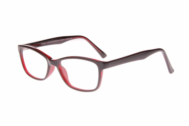 Visual Eyes Glasses BURGUNDY / Frame Only / Frame Only CANNY VISION BARBARA BURGUNDY