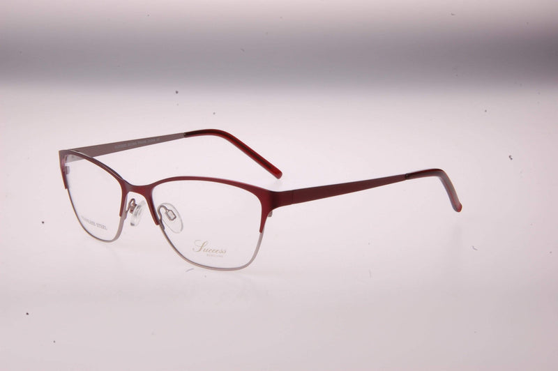 Visual Eyes Glasses BURGUNDY-PEW / Frame Only / Clear Success 384