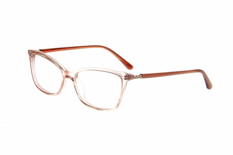 Visual Eyes Glasses CHAMPAGNE / Frame Only / Clear Mia Rae Posie