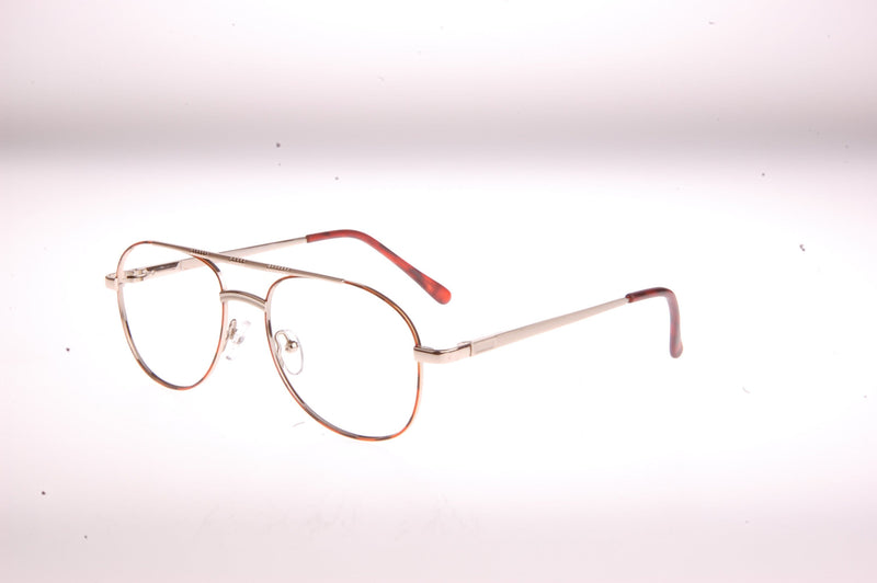 Visual Eyes Glasses DEMI-AMBER / Frame Only / Clear Success 375