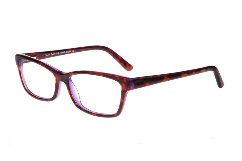 Visual Eyes Glasses DEMI-PURPLE / Frame Only / Clear Taylor Avril