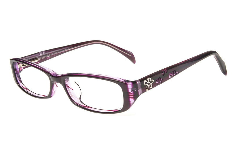 Visual Eyes Glasses GRAPE / Frame Only / Clear Runway Petite 13