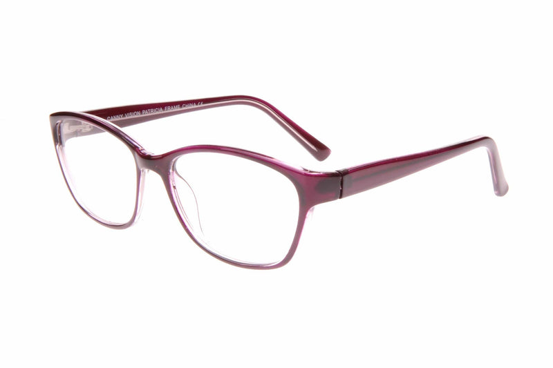 Visual Eyes Glasses GRAPE / Frame Only / Frame Only CANNY VISION PATRICIA GRAPE