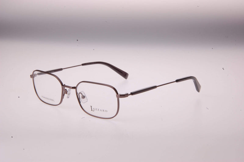 Visual Eyes Glasses GUNMETAL / Frame Only / Clear Lazzaro Luigi