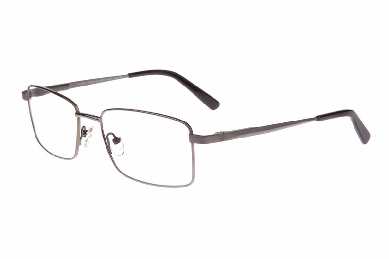 Visual Eyes Glasses GUNMETAL / Frame Only / Clear Michael Adams 620 Titanium