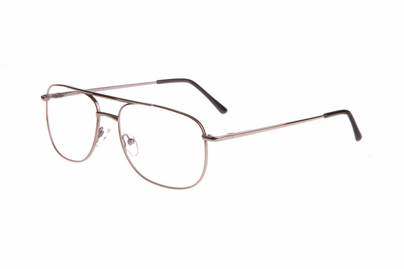 Visual Eyes Glasses GUNMETAL / Frame Only / Clear Success 378