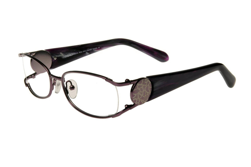 Visual Eyes Glasses LILAC / Frame Only / Clear Runway Couture 250