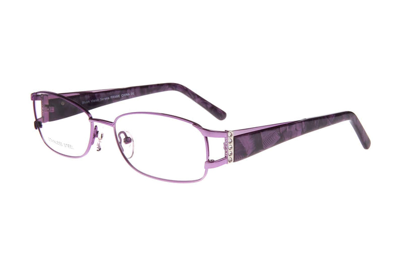 Visual Eyes Glasses Lilac / Frame Only / Frame Only Blush Vision Serena