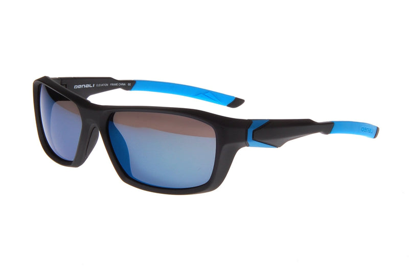 Visual Eyes Glasses MATT BLACK BLUE / Frame Only / Clear Denali Elevation