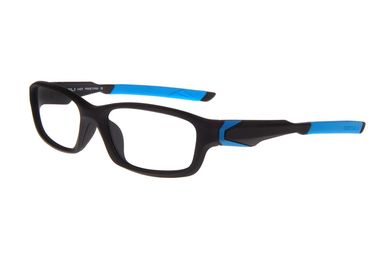 Visual Eyes Glasses MATT BLACK BLUE / Frame Only / Clear Denali Hiker