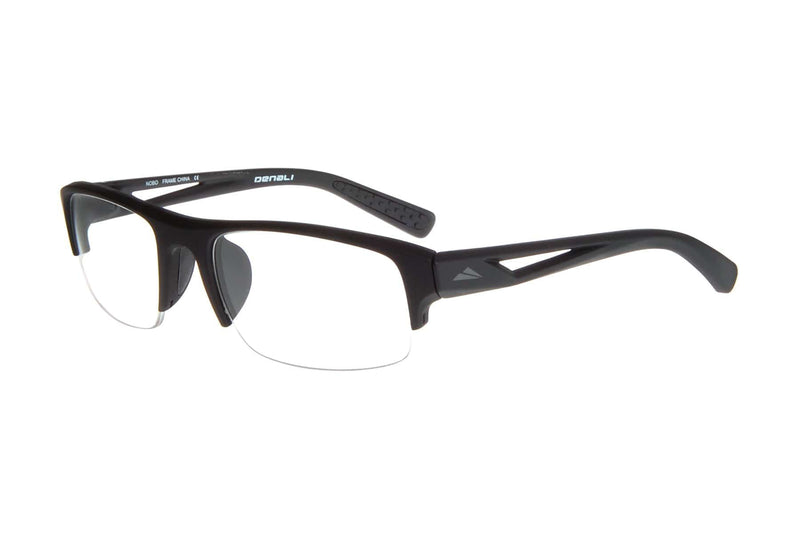 Visual Eyes Glasses MATT BLACK / Frame Only / Clear Denali Nobo