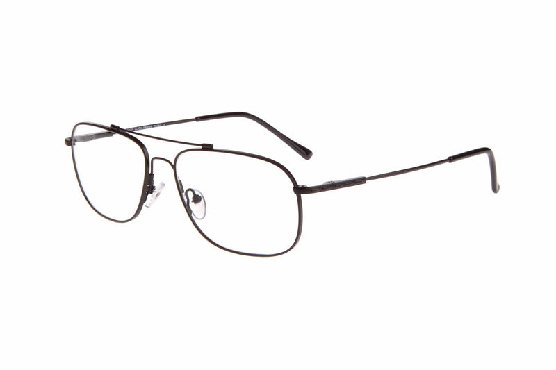 Visual Eyes Glasses MATT-BLACK / Frame Only / Clear Itech Click