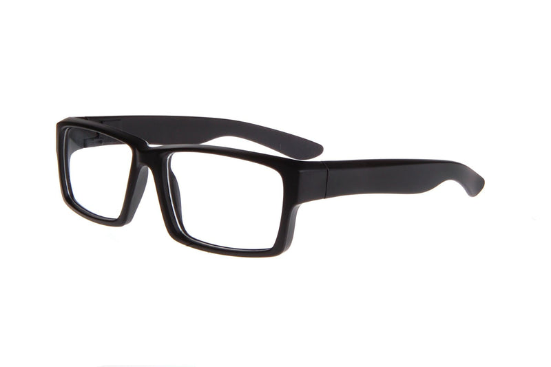 Visual Eyes Glasses MATT-BLACK / Frame Only / Clear Journeyman Stud