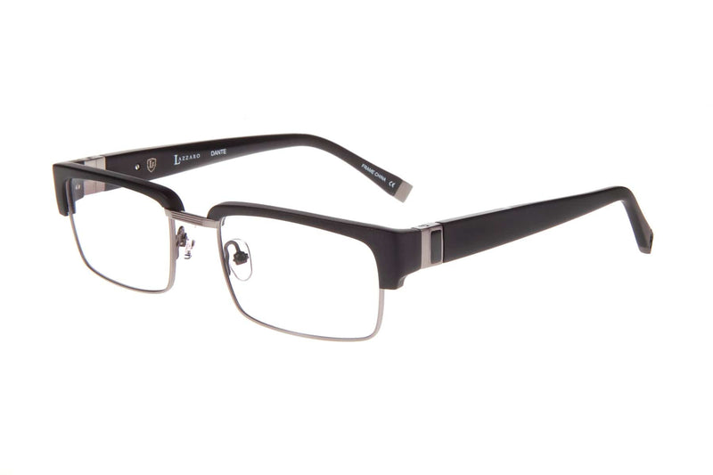 Visual Eyes Glasses MATT-BLACK / Frame Only / Clear Lazzaro Dante