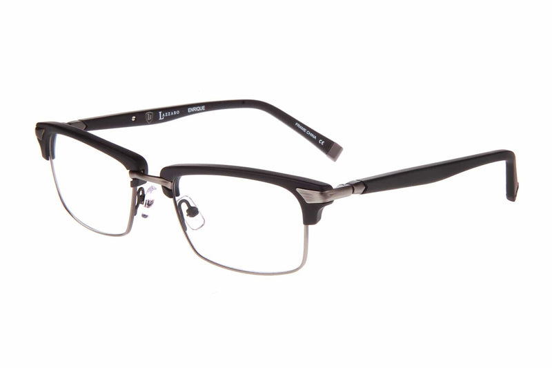 Visual Eyes Glasses MATT-BLACK / Frame Only / Clear Lazzaro Enrique