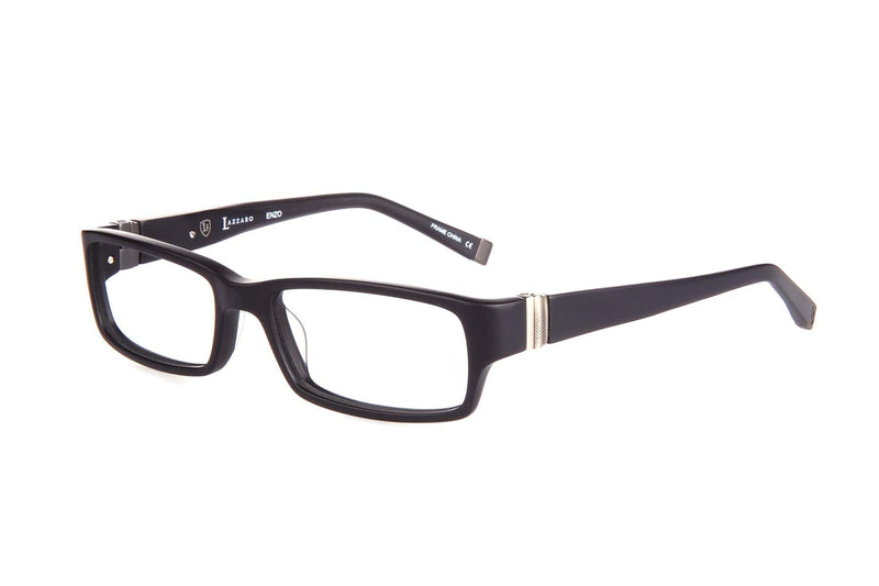 Visual Eyes Glasses MATT-BLACK / Frame Only / Clear Lazzaro Enzo