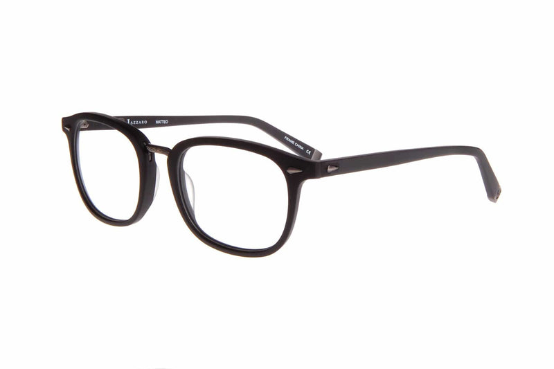 Visual Eyes Glasses MATT-BLACK / Frame Only / Clear Lazzaro Matteo