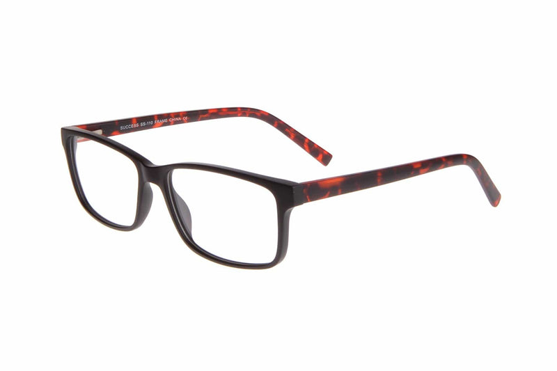 Visual Eyes Glasses MATT-BLACK / Frame Only / Clear Success 110