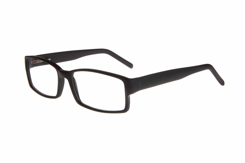 Visual Eyes Glasses MATT-BLACK / Frame Only / Clear Success 124