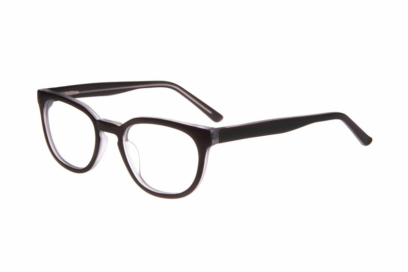 Visual Eyes Glasses MATT-BLACK / Frame Only / Clear Success 125